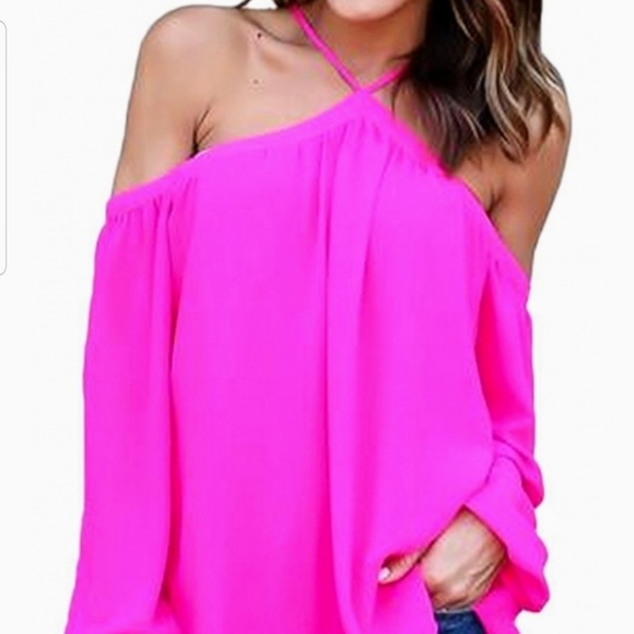 Pink halter top - Picture 2 of 8